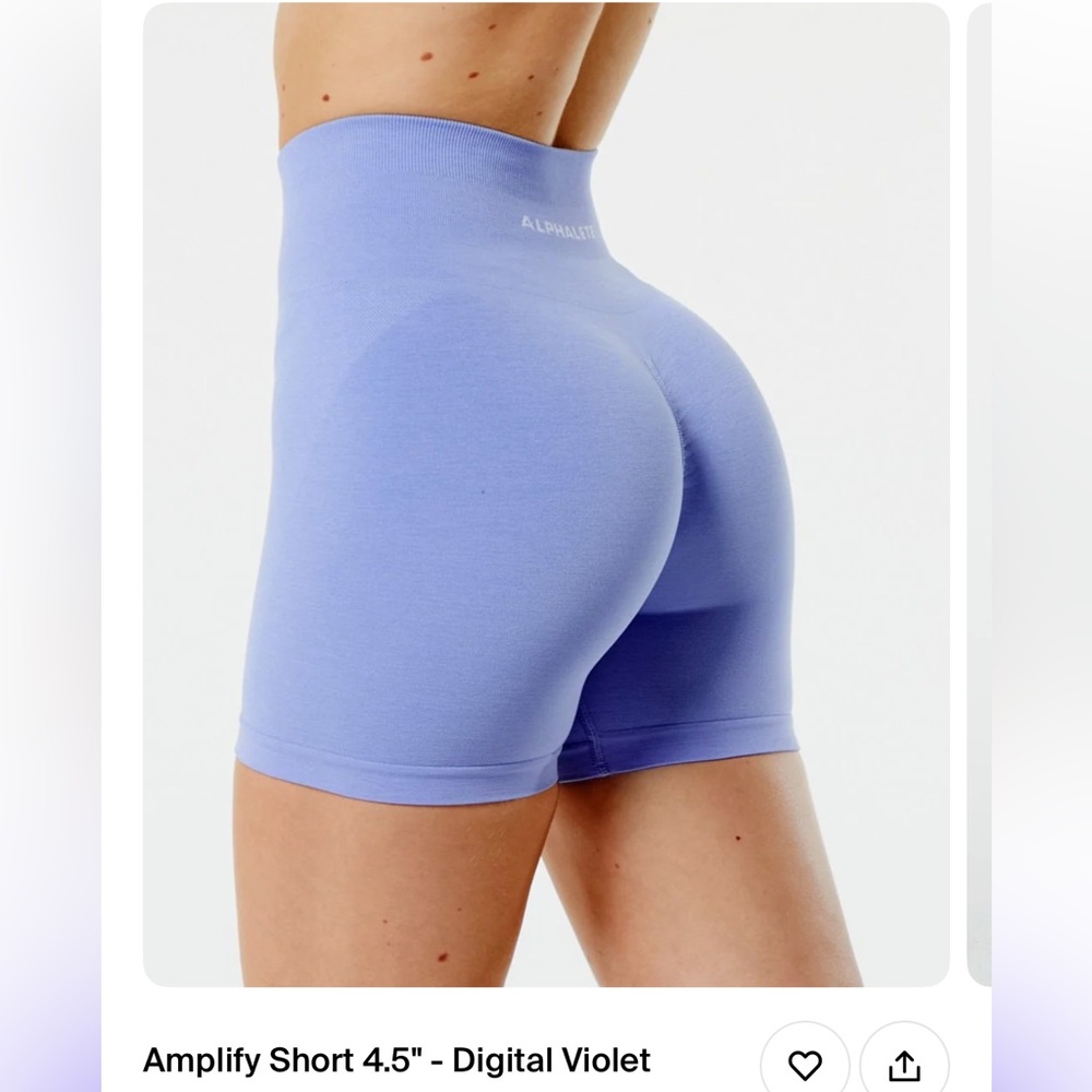 BRAND NEW NEVER BEEN WORN! Alphalete Women's Athletic Shorts - Digital Violet